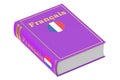 French language textbook Royalty Free Stock Photo