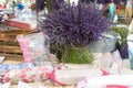 French lavender market stall Royalty Free Stock Photo