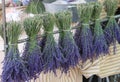 French lavender market stall Royalty Free Stock Photo