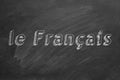 French learning concept