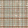 French Linen Texture Border Background. Old Ecru Flax Fibre Seamless Pattern. Organic Yarn Close Up Weave Fabric Ribbon Trim Royalty Free Stock Photo