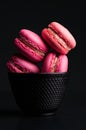 French macarons cake Colorful appearance