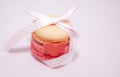 French macaroon gift Royalty Free Stock Photo