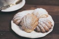 French madeleines with beurre noisette.