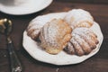 French madeleines with beurre noisette.