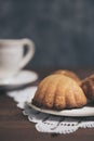 French madeleines with beurre noisette.