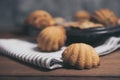 French madeleines with beurre noisette.