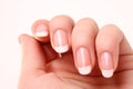 French manicure Royalty Free Stock Photo
