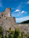 French medieval Fortress Royalty Free Stock Photo