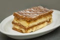 French mille-feuille cake Royalty Free Stock Photo