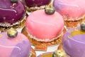 French mousse cakes