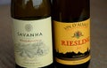 FRENCH N RIESLING AND SOUTH AFRIAN SAVANHA WINES