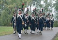 French napoleonic infantry on the march