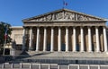 The French national Assembly- Bourbon palace , Paris, France Royalty Free Stock Photo