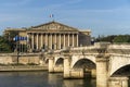 French national parliament Royalty Free Stock Photo