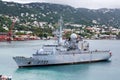 French Naval Ship in St Thomas
