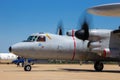 French Navy E-2C Hawkeye airborne early warning aircraft