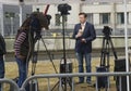 French news reporter at the Yugoslavia Tribunal