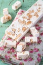 French Nougat from MontÃÂ©limar Royalty Free Stock Photo