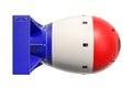 French nuclear weapon concept, 3D Royalty Free Stock Photo