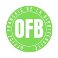 French office for biodiversity symbol icon called OFB office franais de la biodiversite in French language