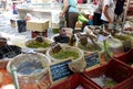 French olive market stall