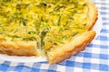French onion quiche Royalty Free Stock Photo