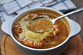 French onion soup Royalty Free Stock Photo