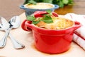 French Onion Soup Gratin Royalty Free Stock Photo