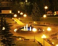 French park in Maladzyechna. Belarus Royalty Free Stock Photo