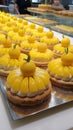 french patisserie with lemon desserts