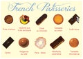 French Patisseries Royalty Free Stock Photo