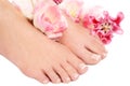 French pedicure Royalty Free Stock Photo