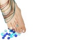 French pedicure Royalty Free Stock Photo