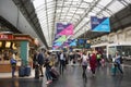 Shop inside of Gare de Paris-Est station in Paris, France