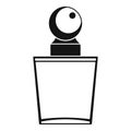 French perfume icon, simple style