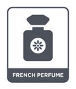 french perfume icon in trendy design style. french perfume icon isolated on white background. french perfume vector icon simple Royalty Free Stock Photo