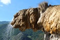 French Petrified Fountain of RÃÂ©otier in the Hautes-Alpes Royalty Free Stock Photo