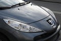 FRENCH PEUGEOT AUTO MODEL 207 CC IN COPENAHGEN Royalty Free Stock Photo