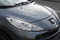 FRENCH PEUGEOT AUTO MODEL 207 CC IN COPENAHGEN Royalty Free Stock Photo