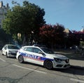 French police car in Paris