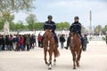 French police control the street, Paris the 27