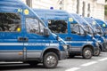 French Police Gendarmerie Vans Editorial