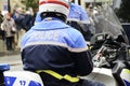 French policeman motorcyclist