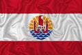 French Polynesia flag Royalty Free Stock Photo