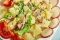 French Potato and Tuna Salad Royalty Free Stock Photo