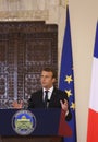 French President Emmanuel Macron Royalty Free Stock Photo