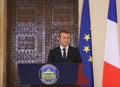 French President Emmanuel Macron Royalty Free Stock Photo