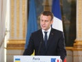 French President Emmanuel Macron Royalty Free Stock Photo