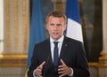 French President Emmanuel Macron Royalty Free Stock Photo